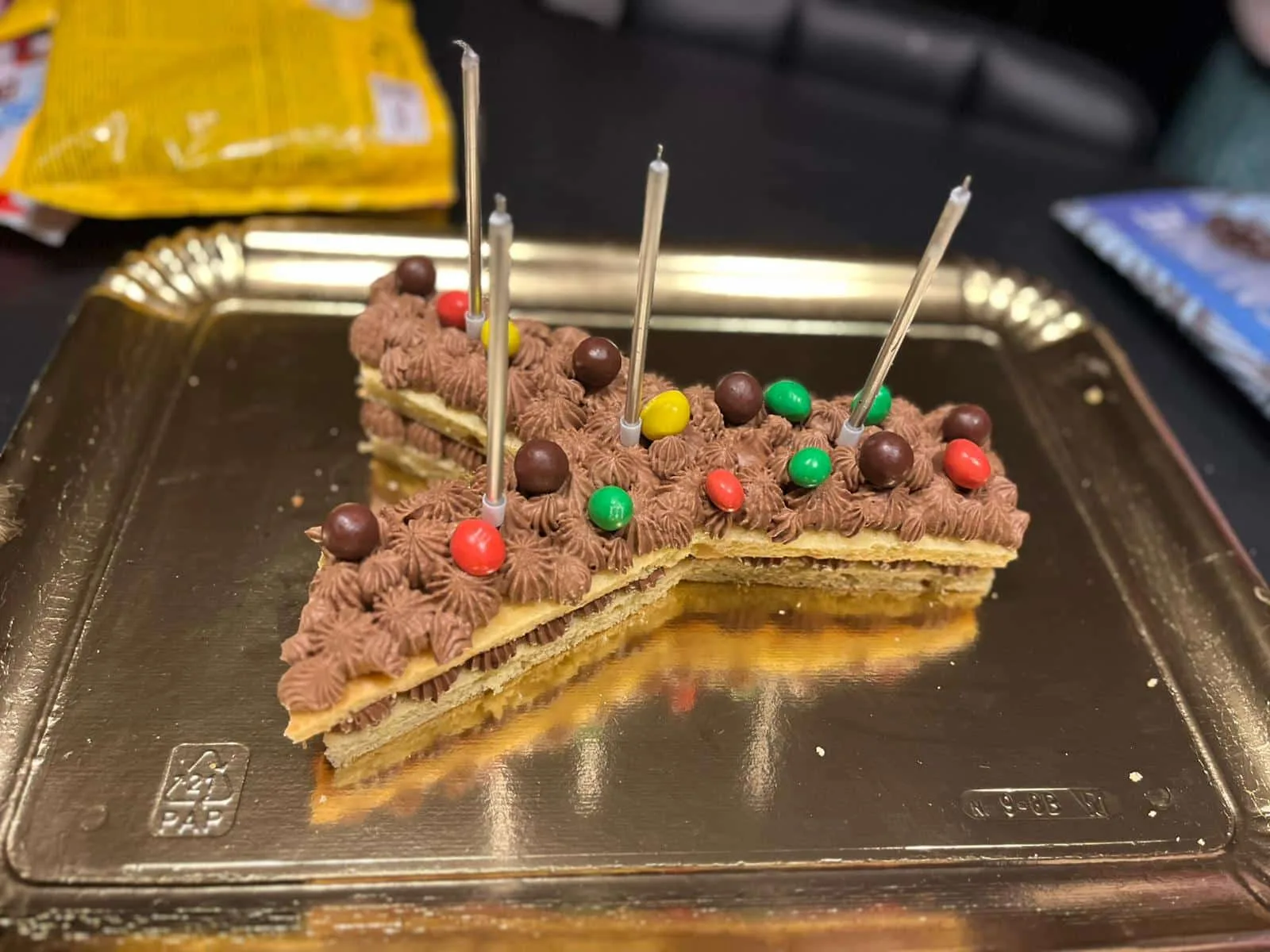 Numbercake ganache monté chocolat