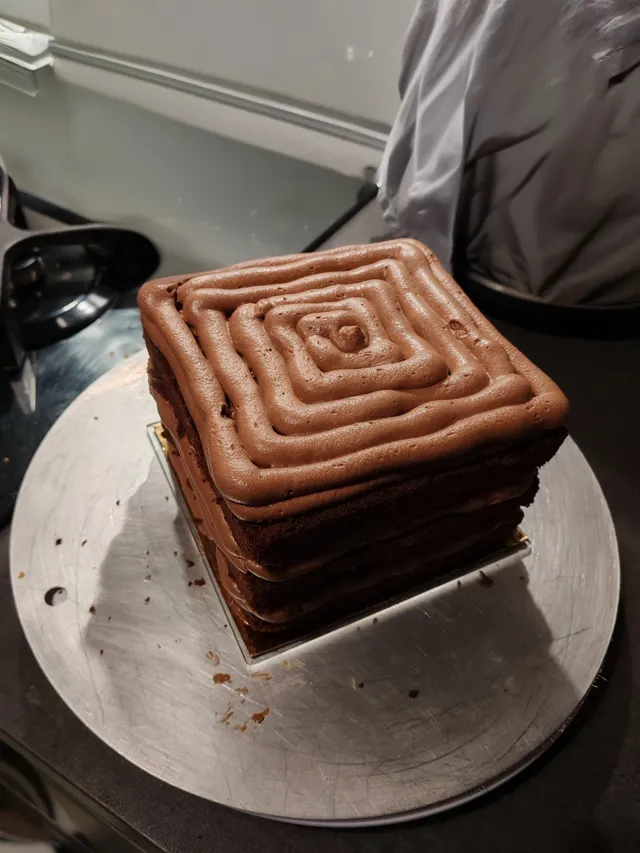 Red Square Cake au chocolat