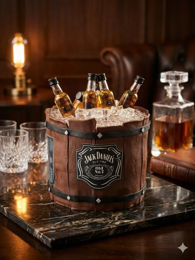 Mon gateau jack Daniels