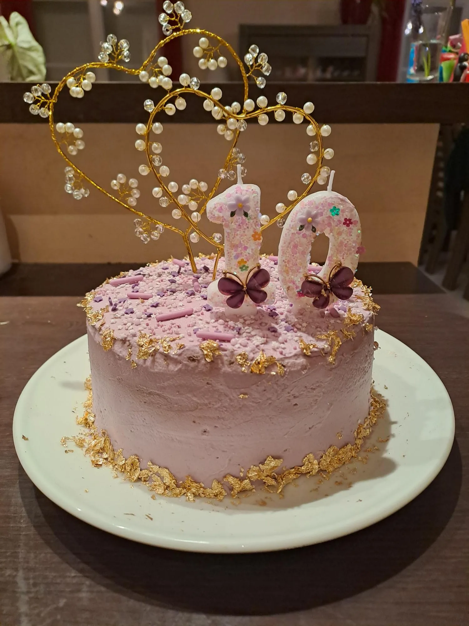 Chiffon cake ganache nutella