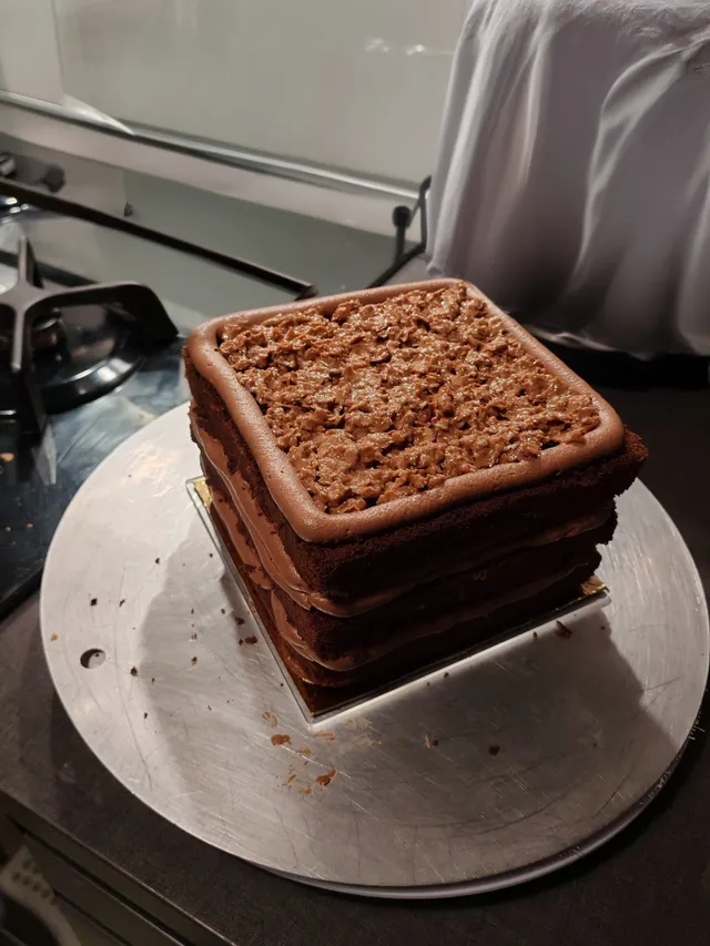 Red Square Cake au chocolat