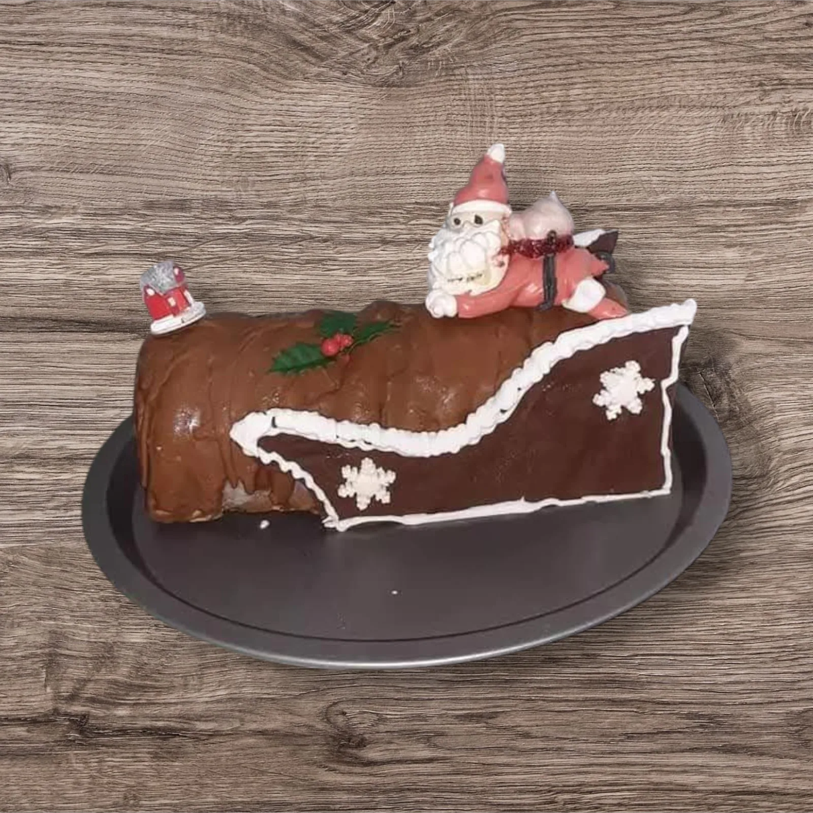 Buche façon rocher