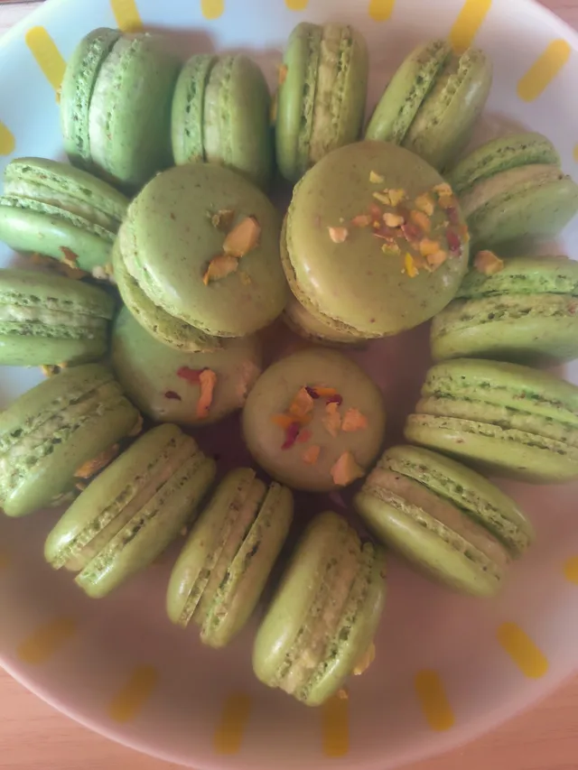 Macarons pistache
