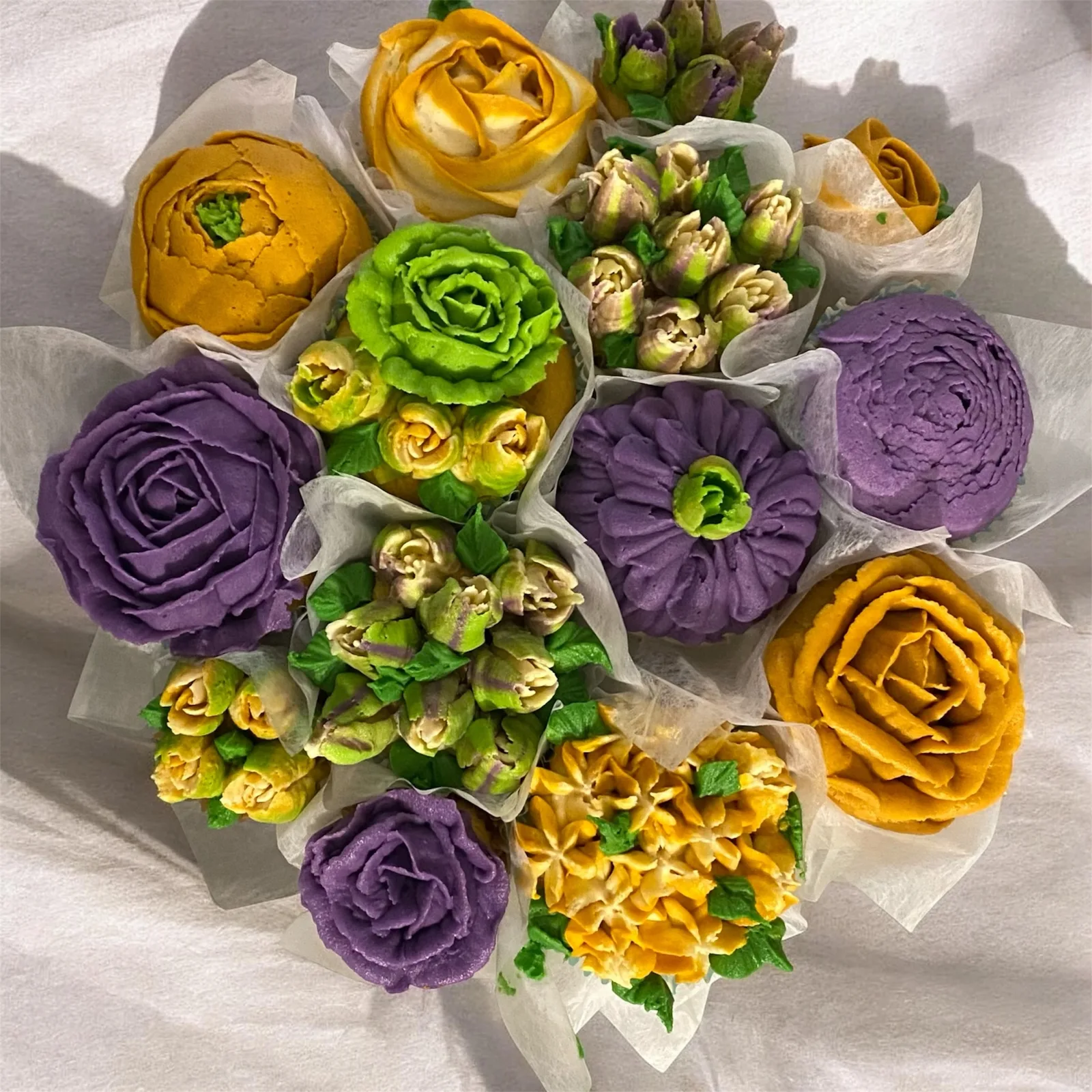 Bouquet de cupcakes