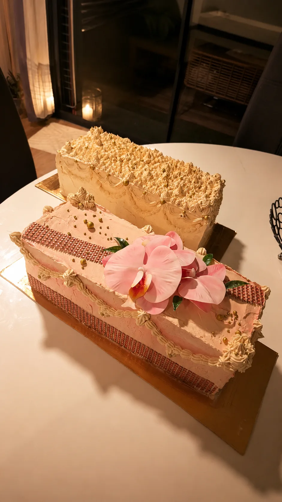 Layer cake chocolat praliné