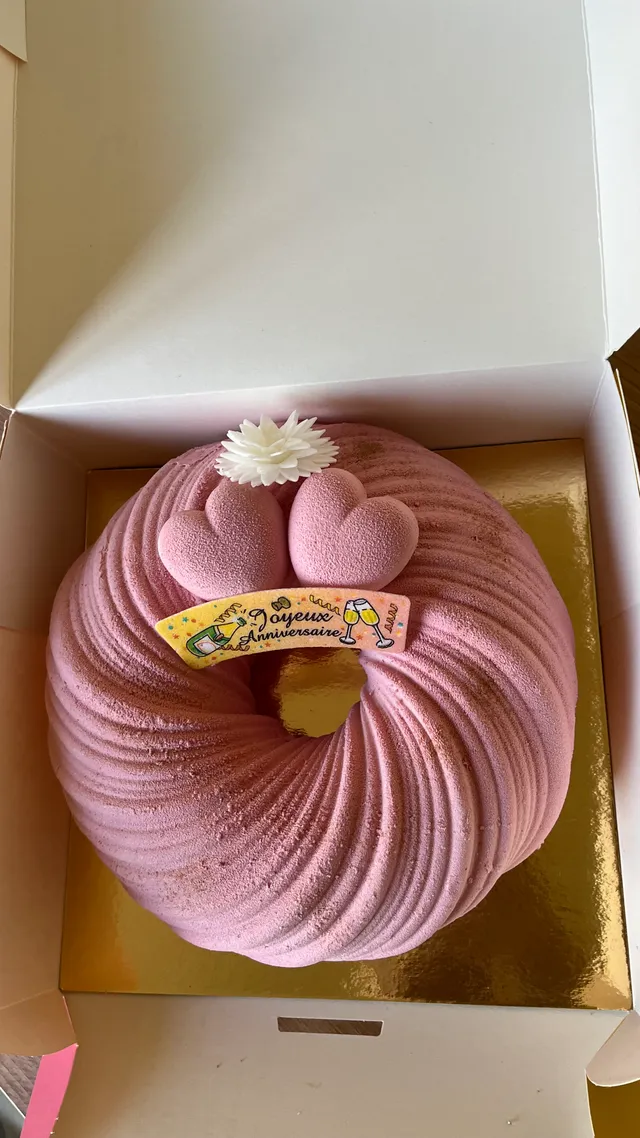Entremet fraise - passion