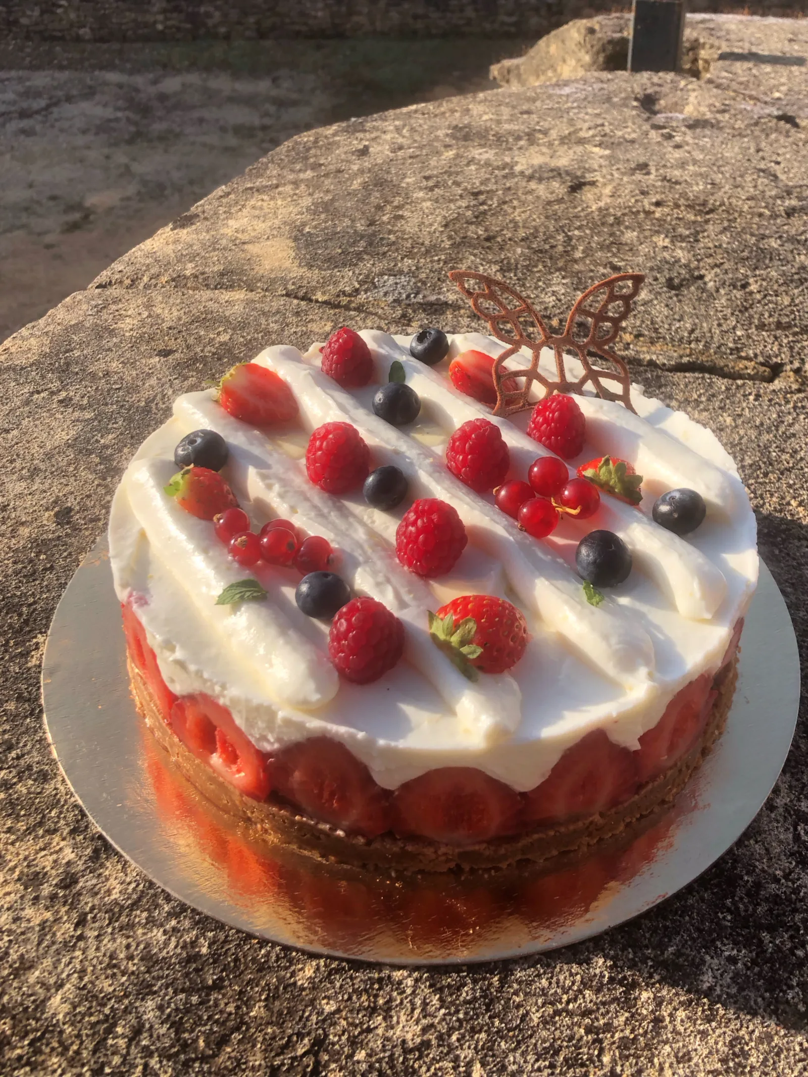 Cheesecake citron 🍋 fraises 🍓
