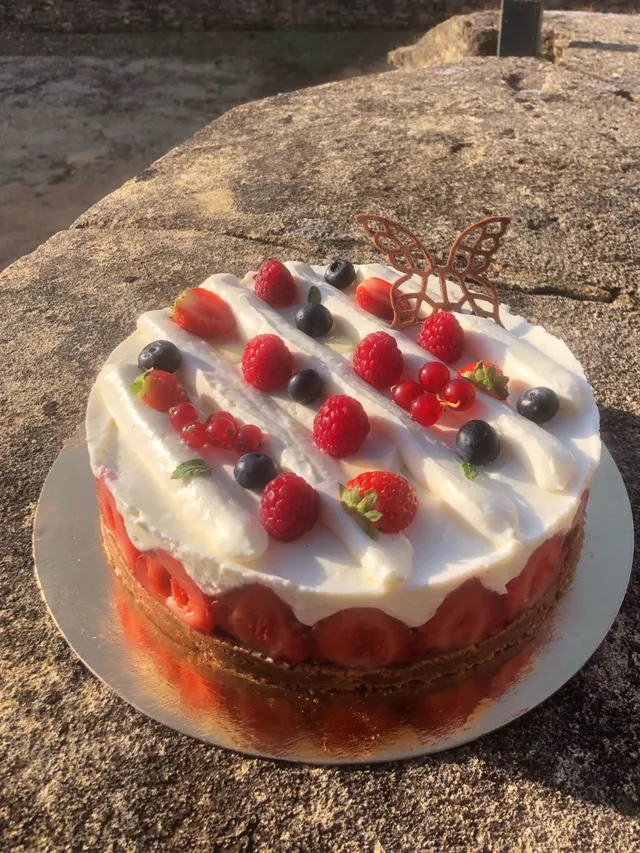 Cheesecake citron 🍋 fraises 🍓