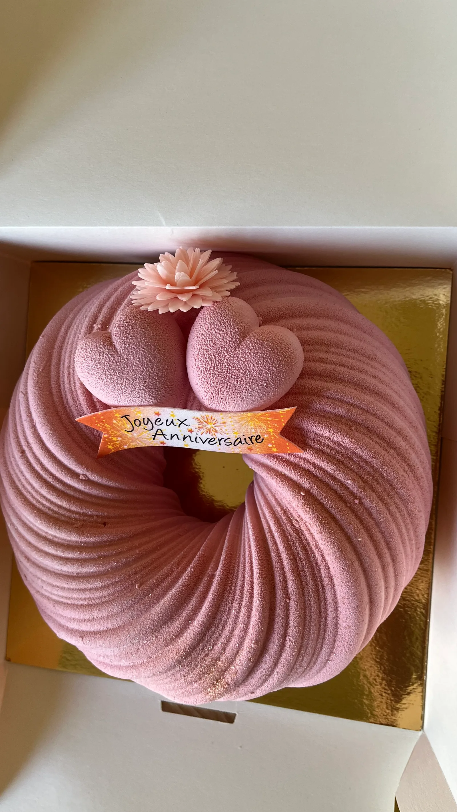 Entremet fraise - passion