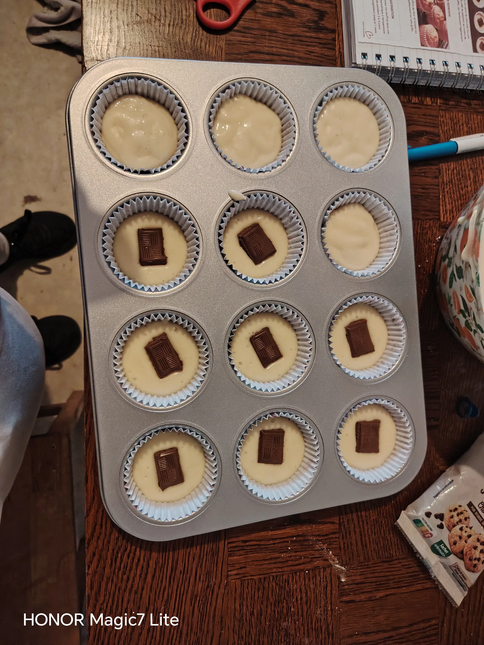 Muffins fourrée aux chocolats