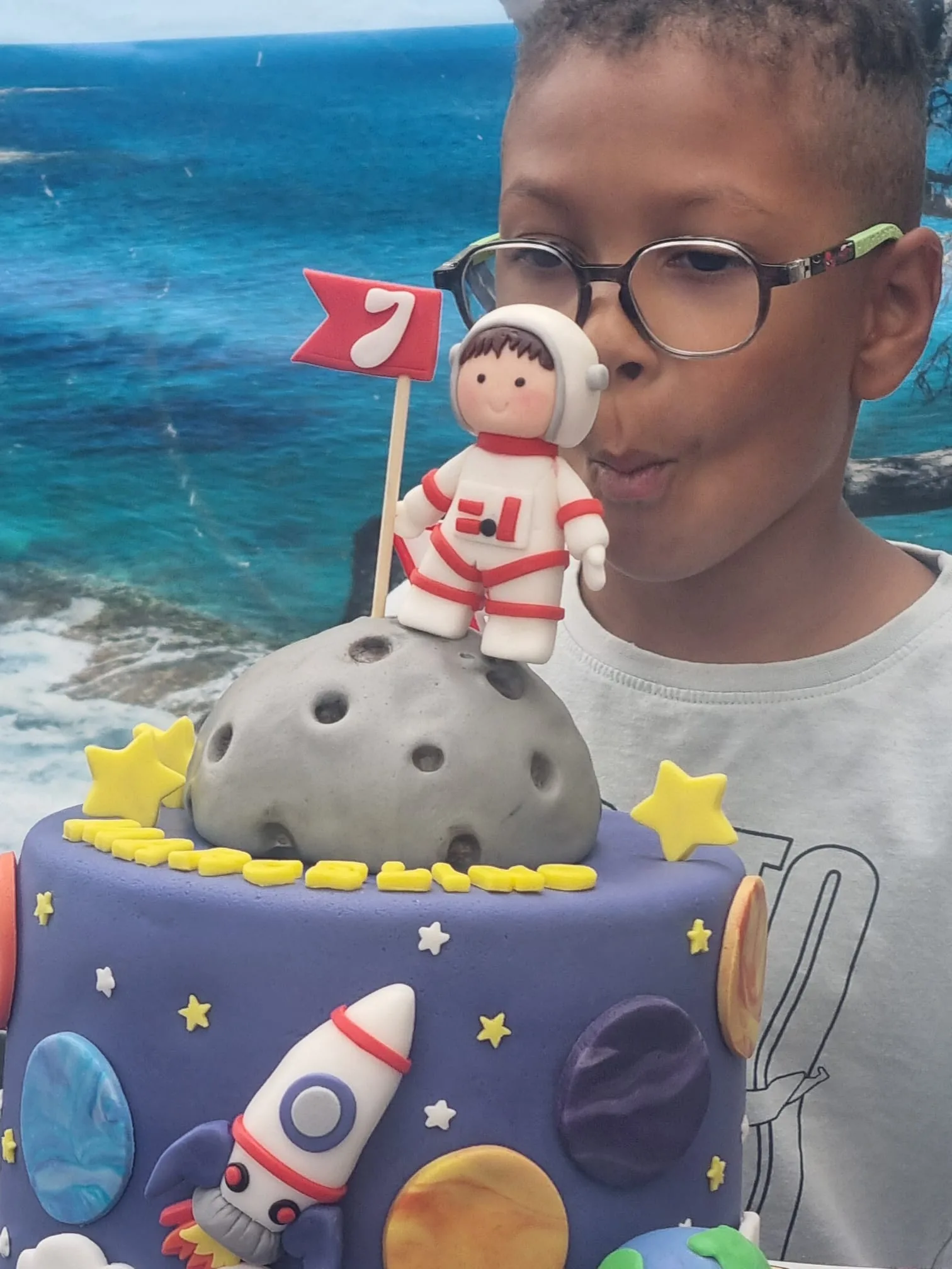 Layer pour l'anniversaire de mon petit fils