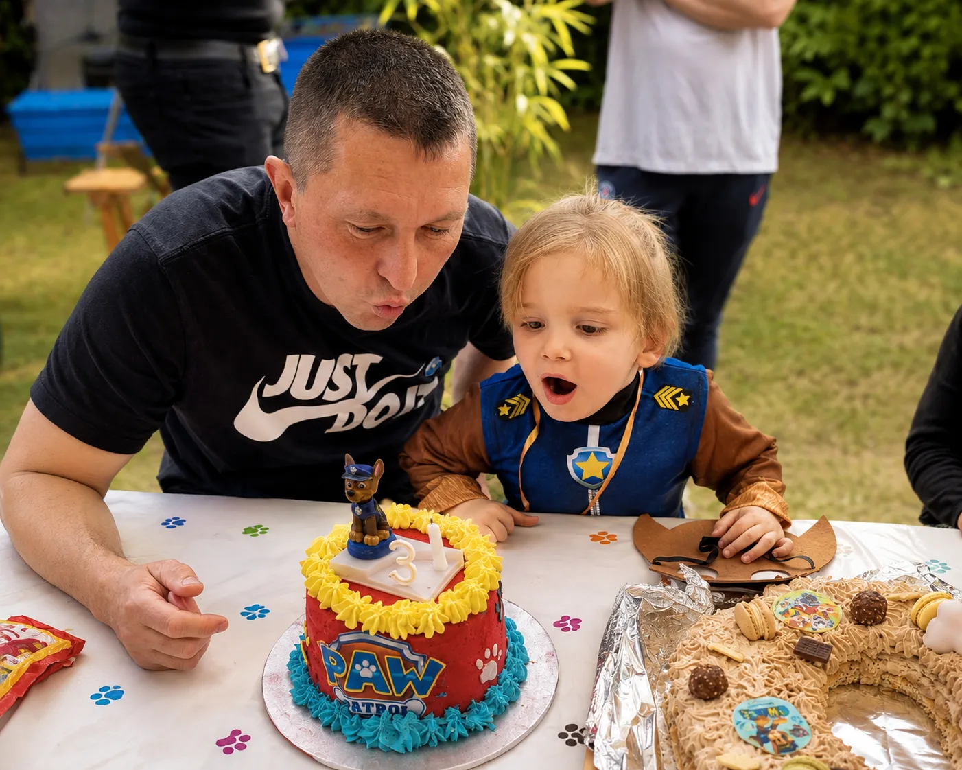 🐾 Mon tout premier Layer Cake — Pat’ Patrouille