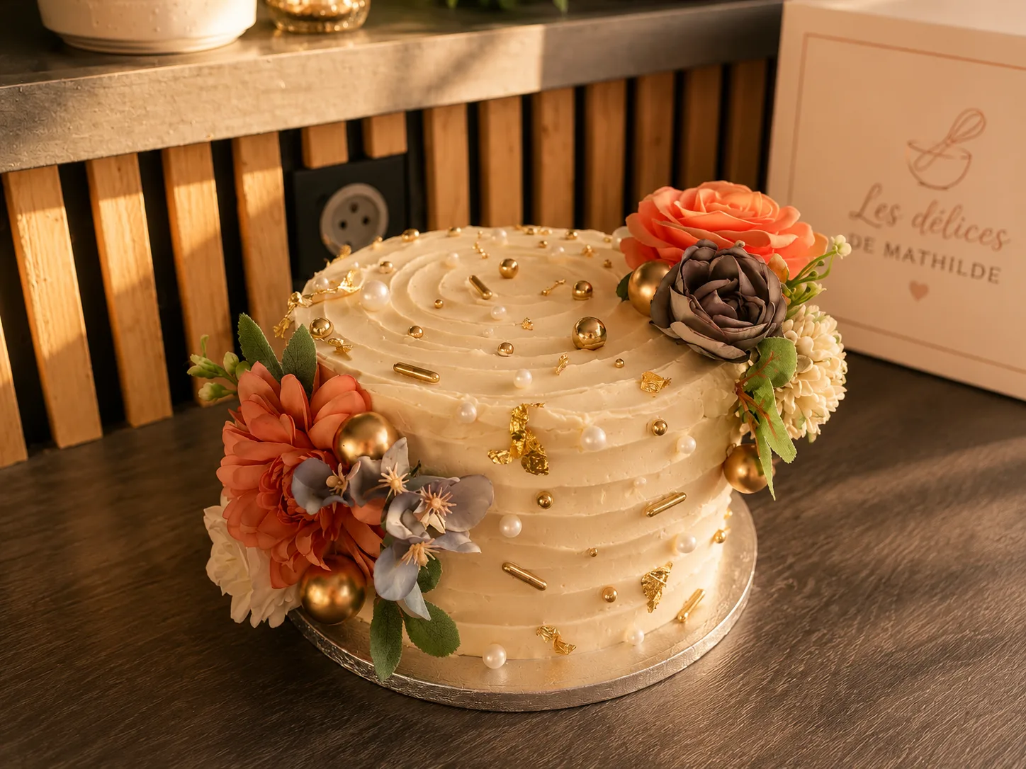 Layer cake vanille chocolat