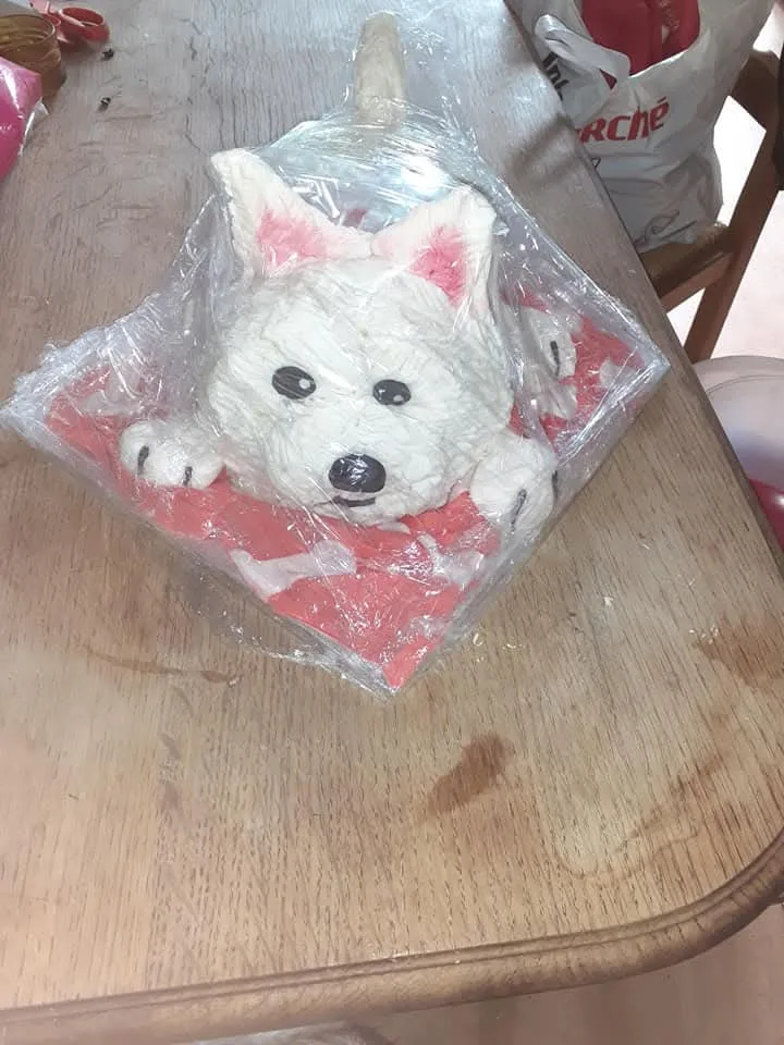 Cake disign chien