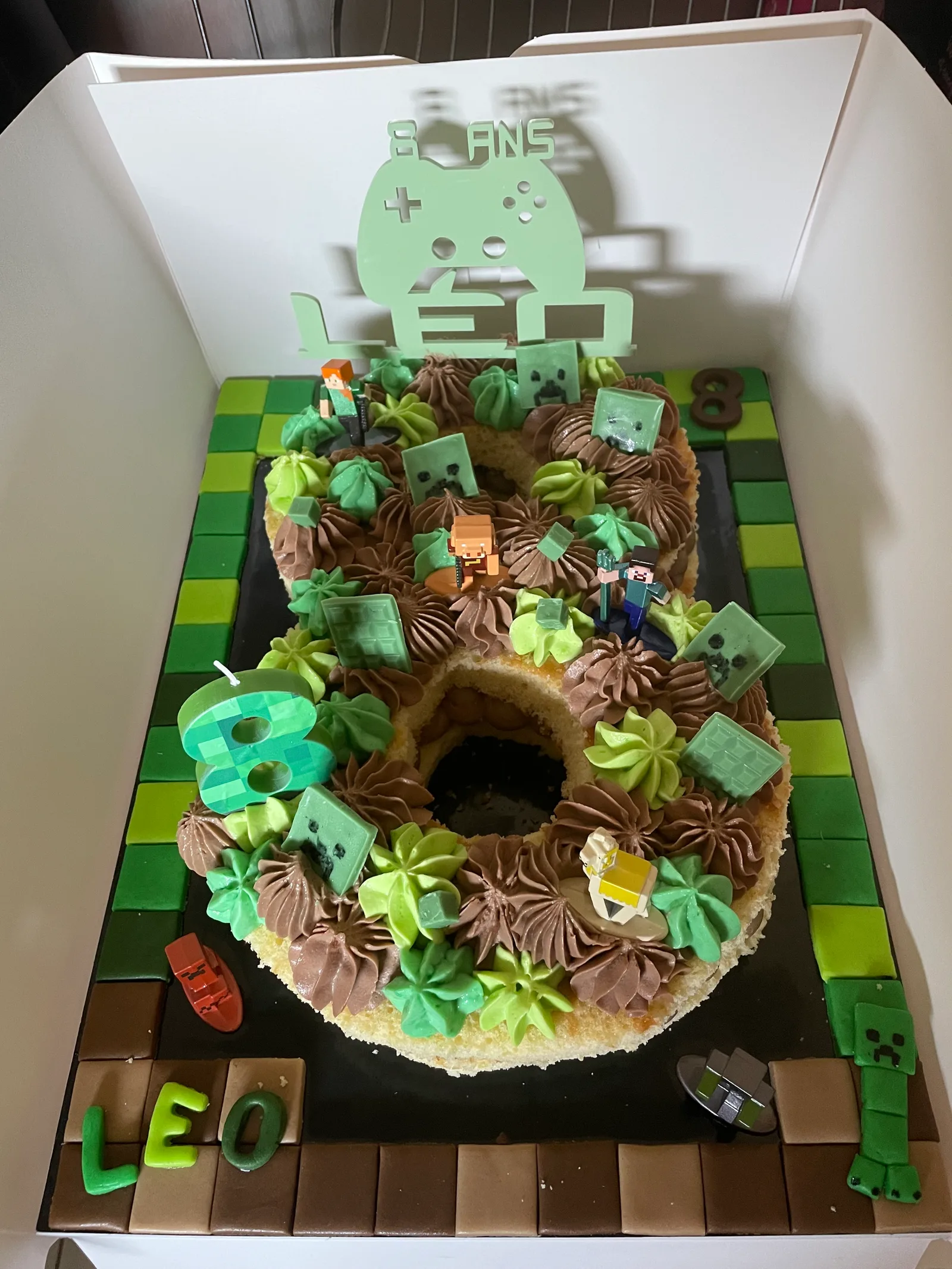 Number cake Minecraft