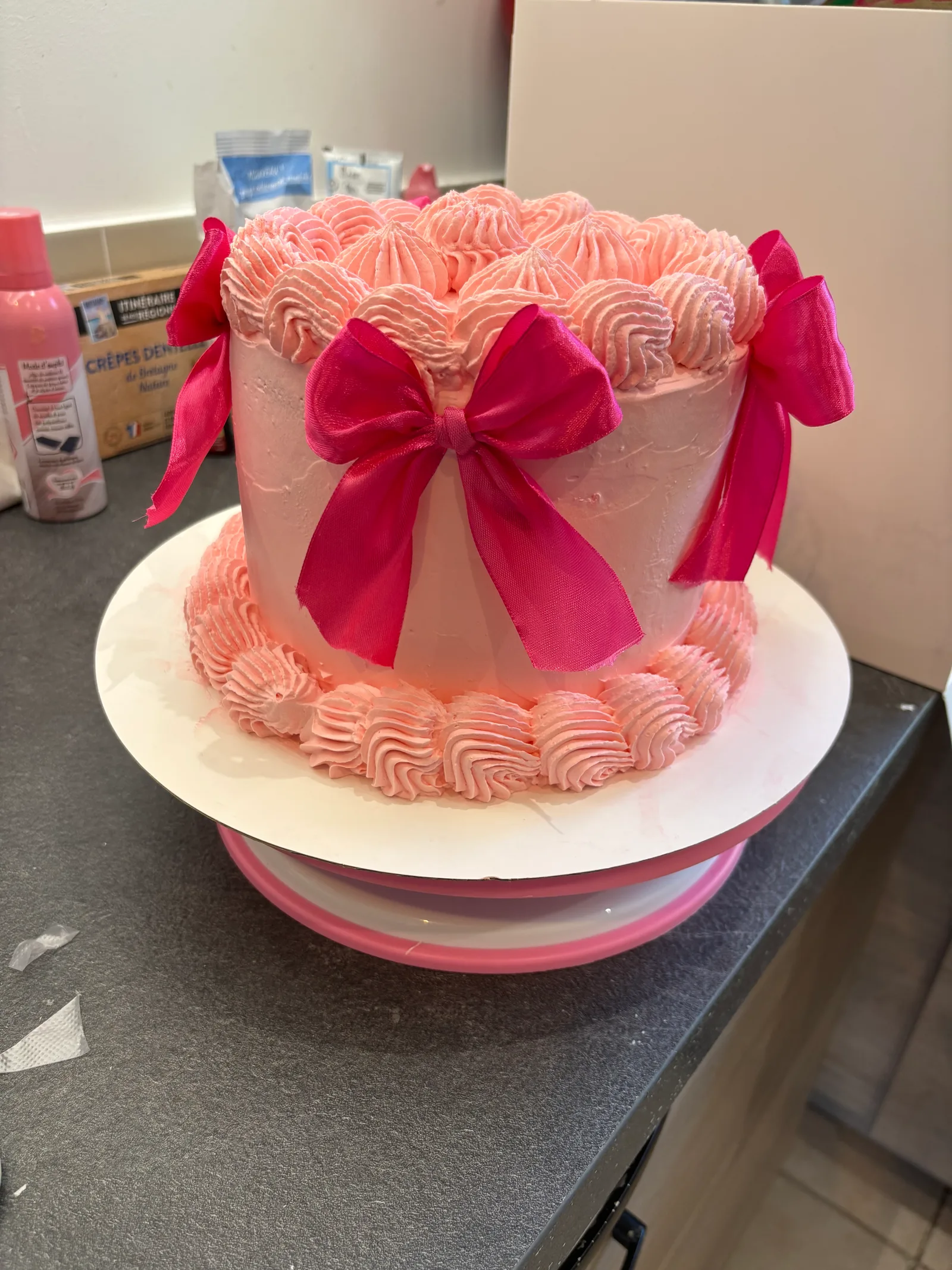 Layer cake framboise