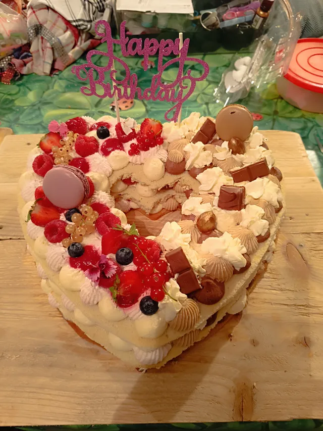 Number cake 70 ans