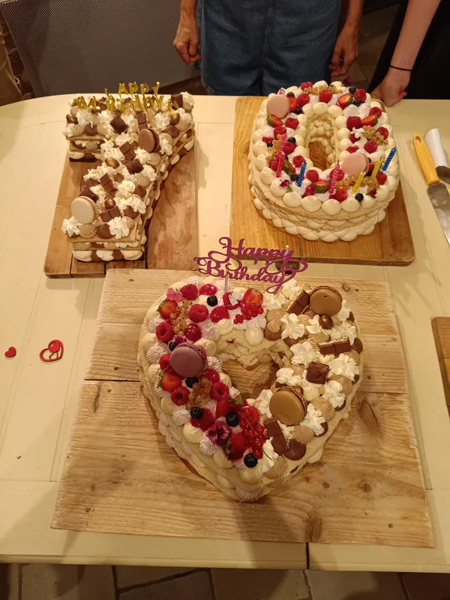Number cake 70 ans