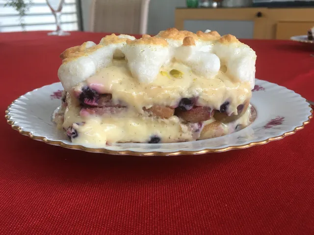 Zuppa inglese aux fruits rouges et aux pistaches revisitée