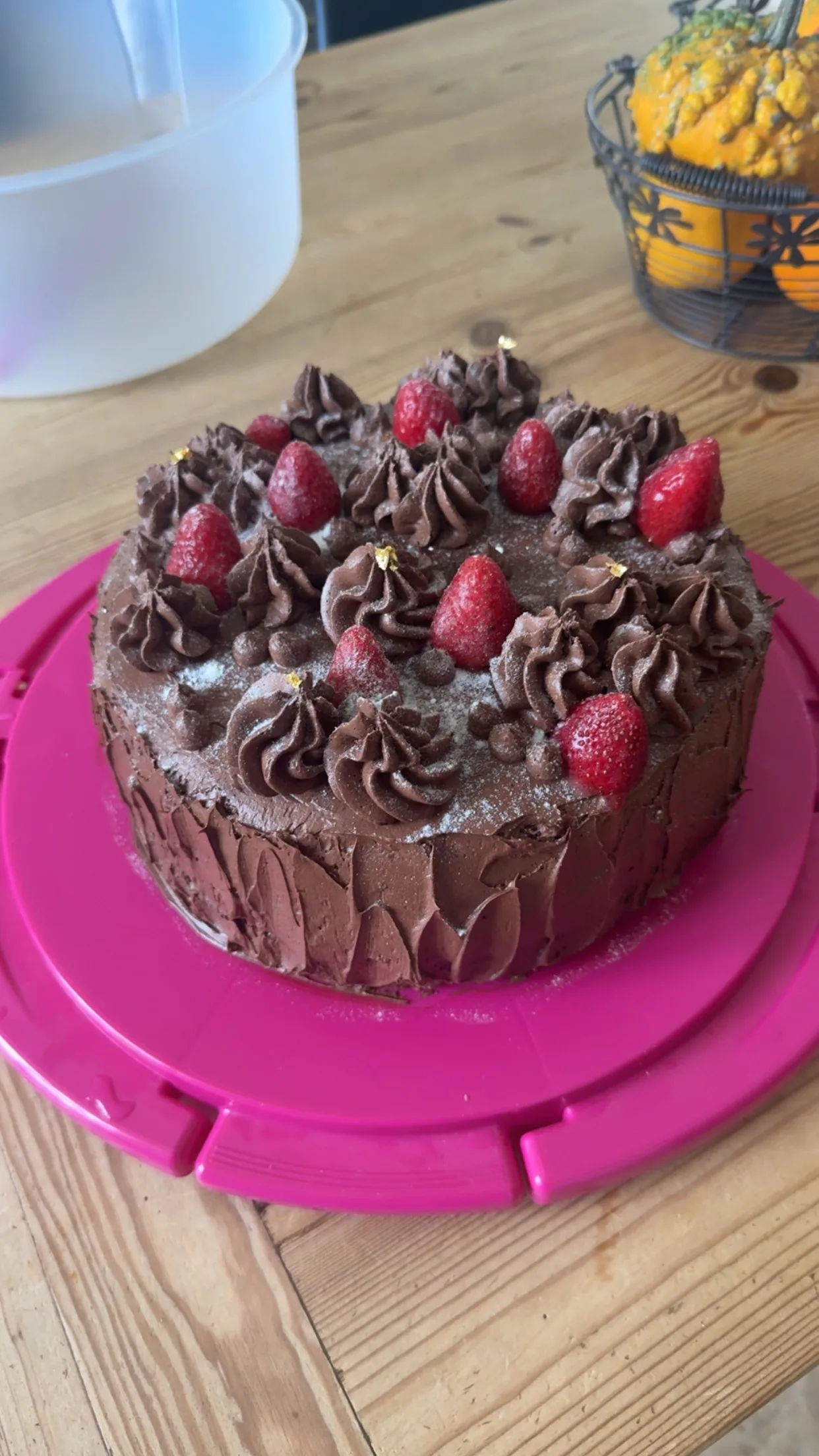 Layer cake nutella fraise