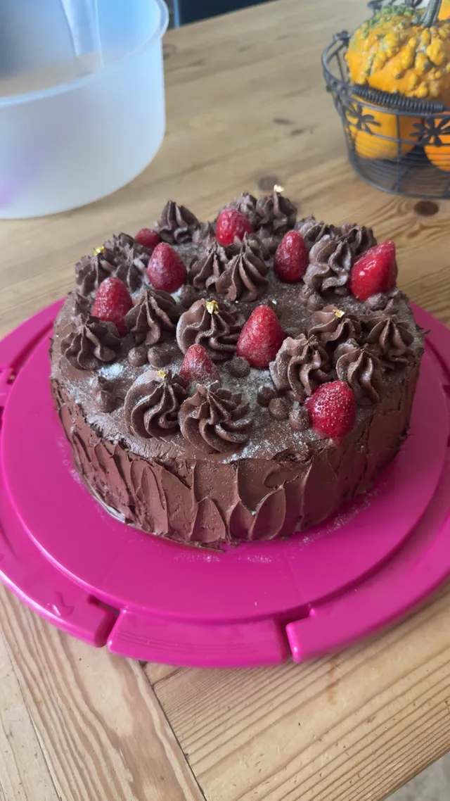Layer cake nutella fraise