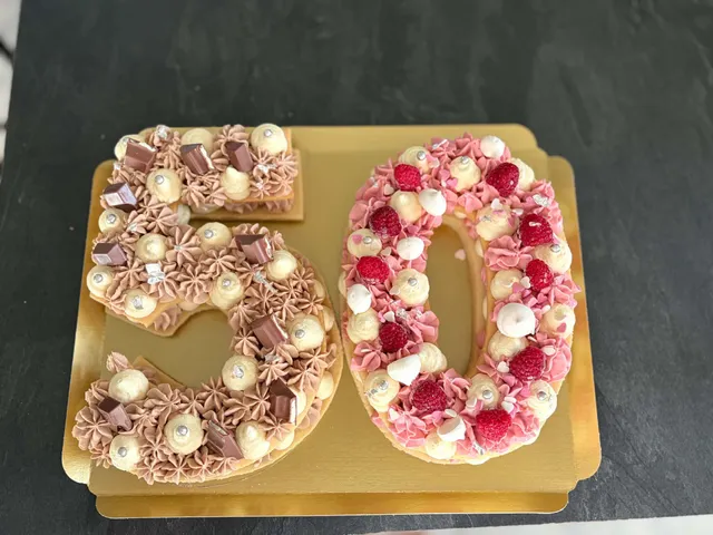 Number cake 50 ans