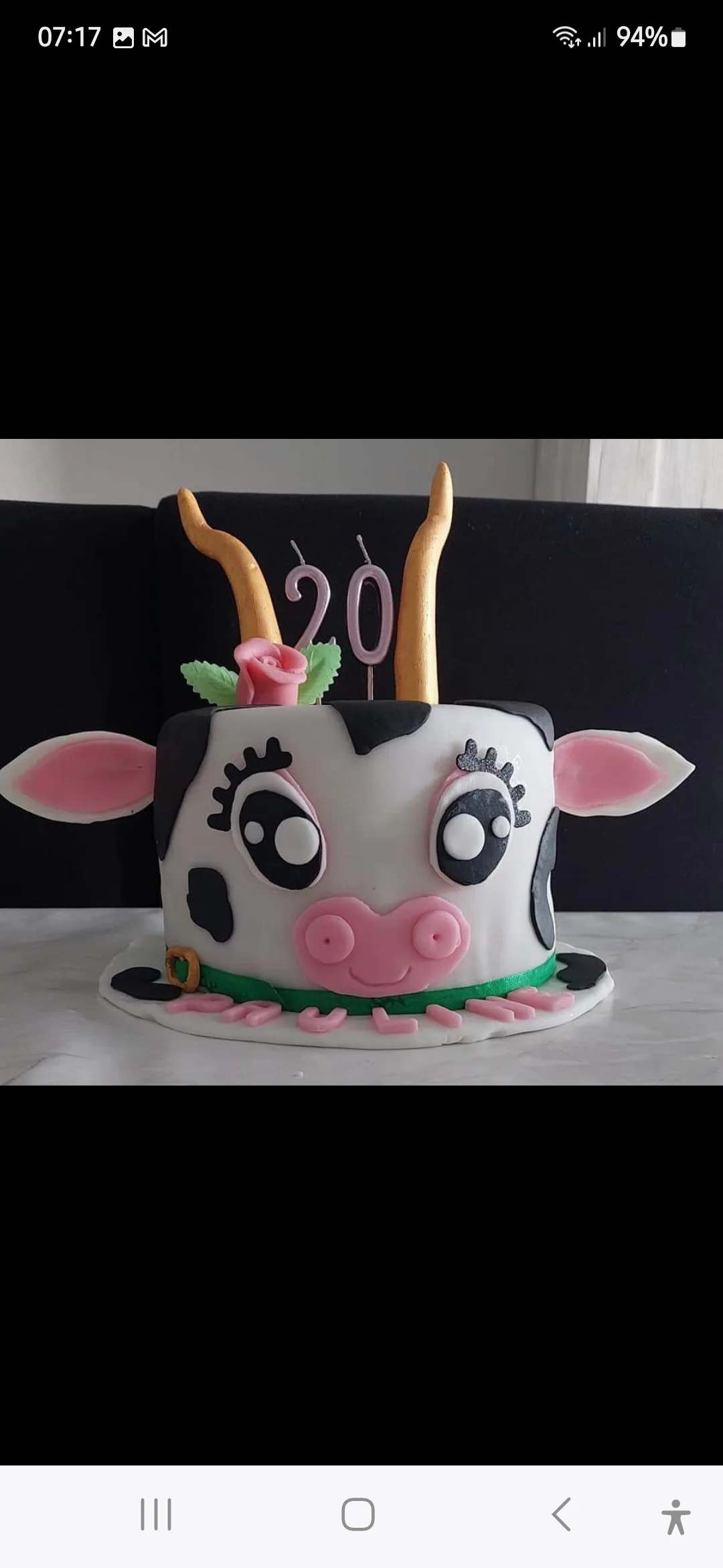 Layer cake ganache kinder max