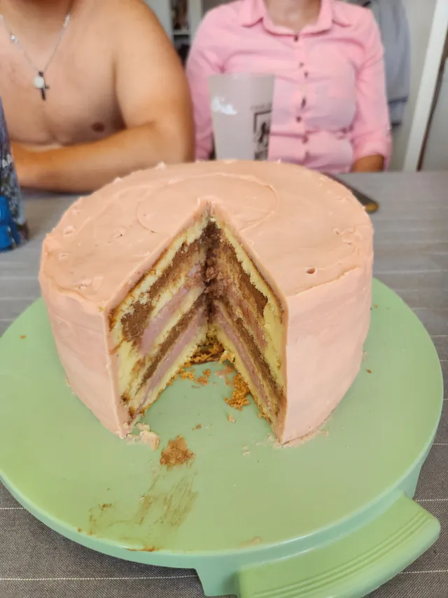 layer cake chocolat framboise