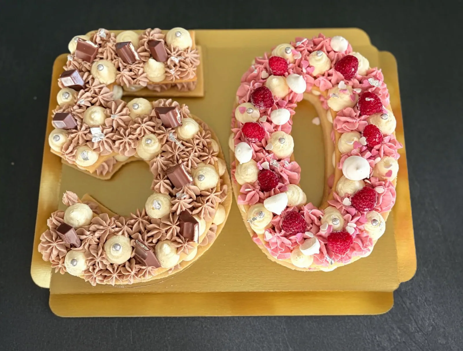 Number cake 50 ans