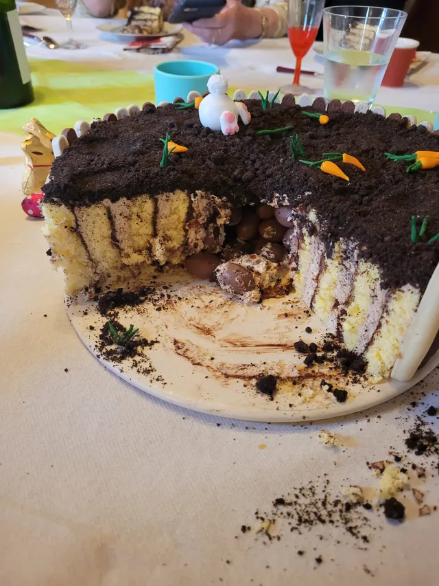 Gateau chocolat praliné