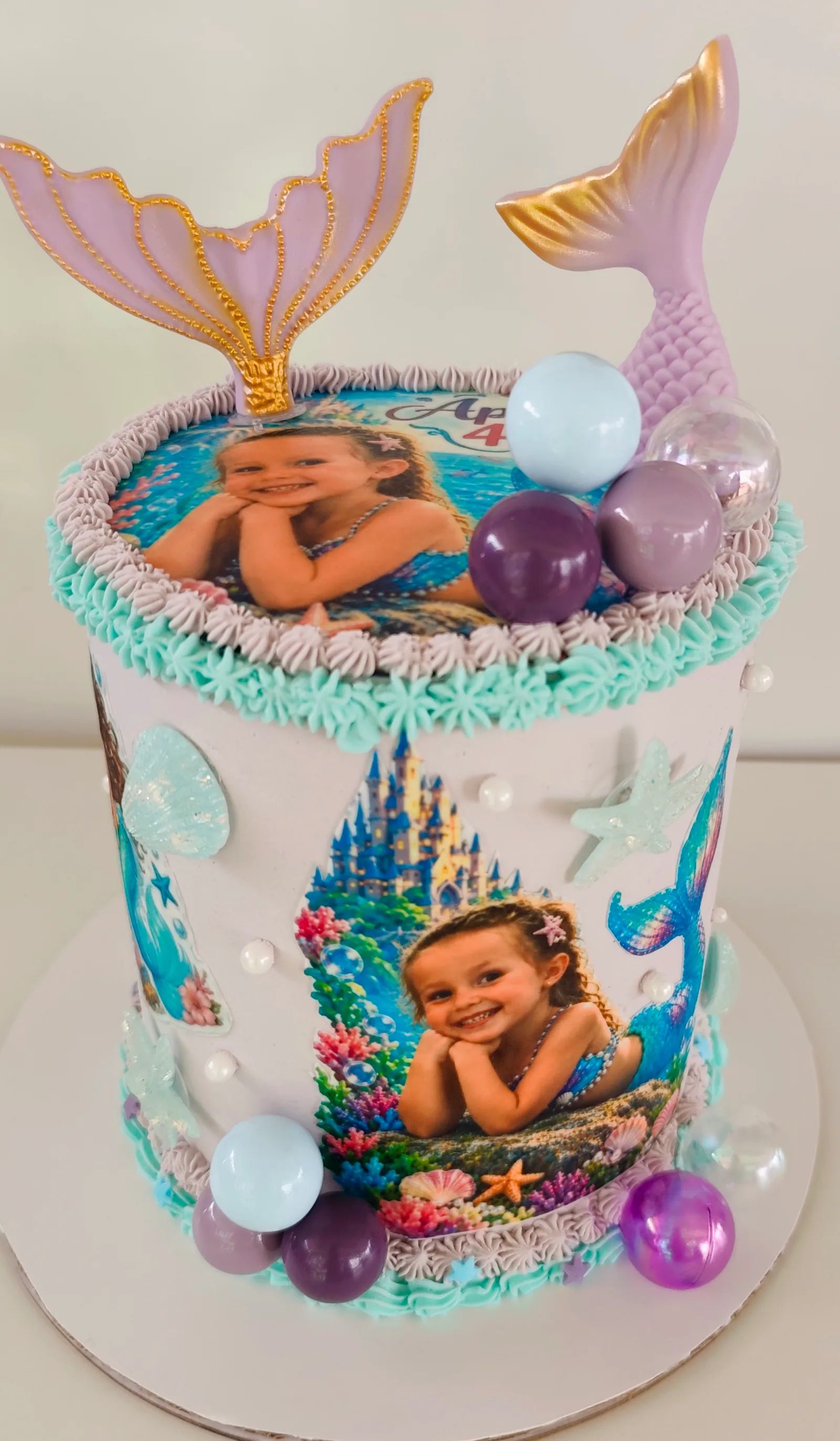 2 layers cake sirène