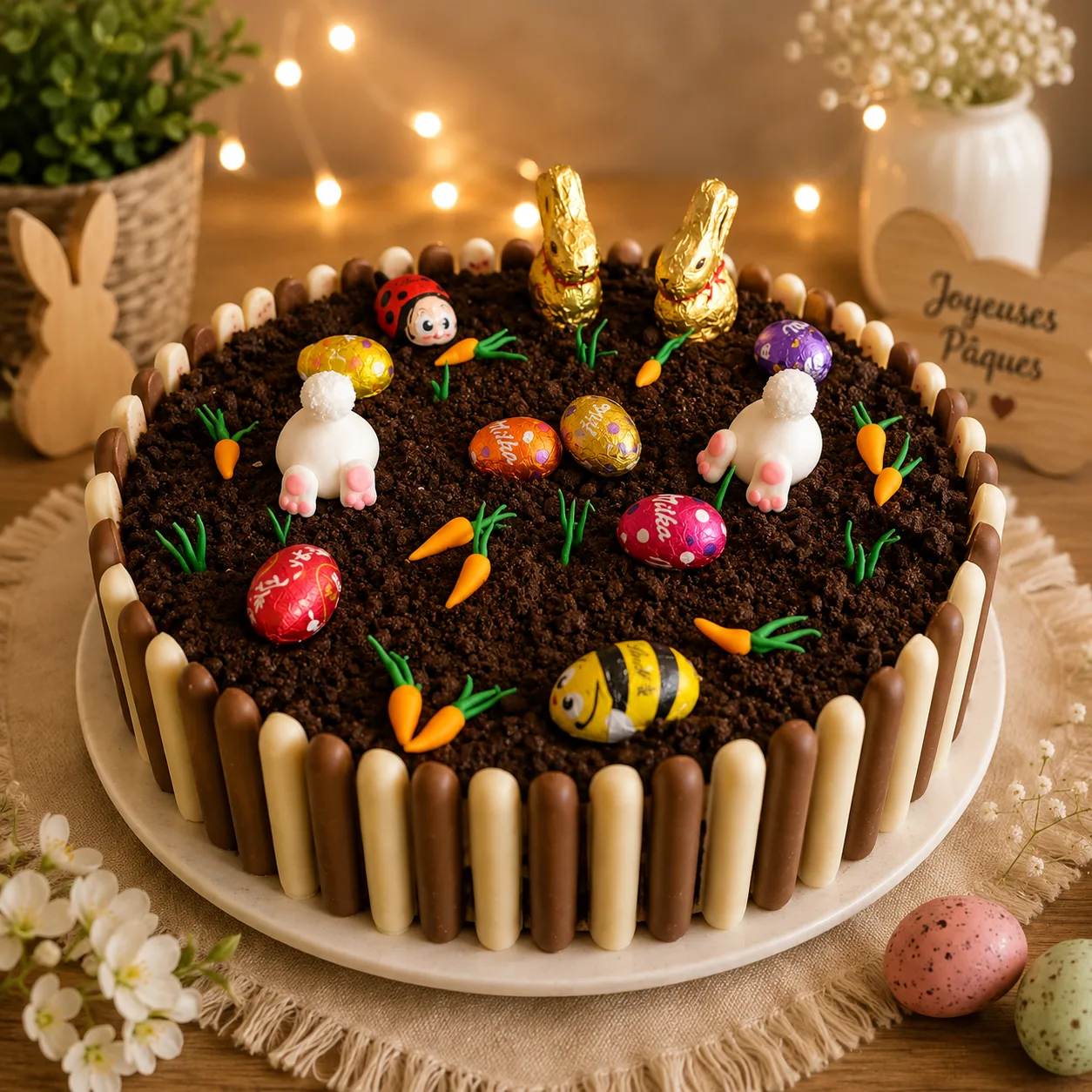 Gateau chocolat praliné