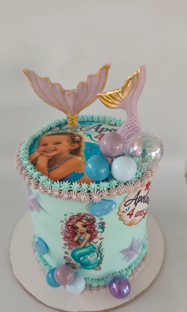 2 layers cake sirène