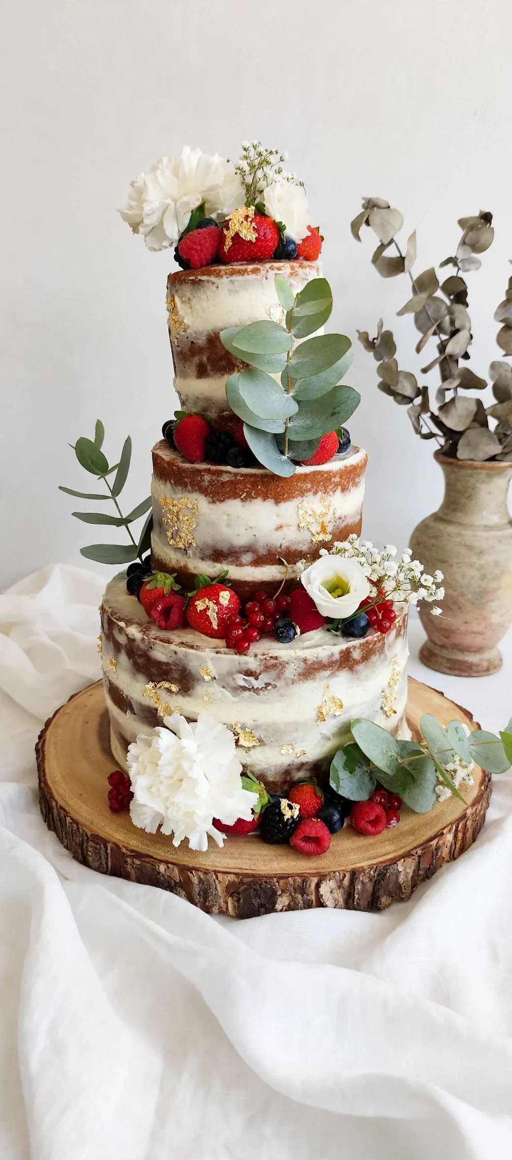 Layer cake, crème mascarpone et fruits rouges