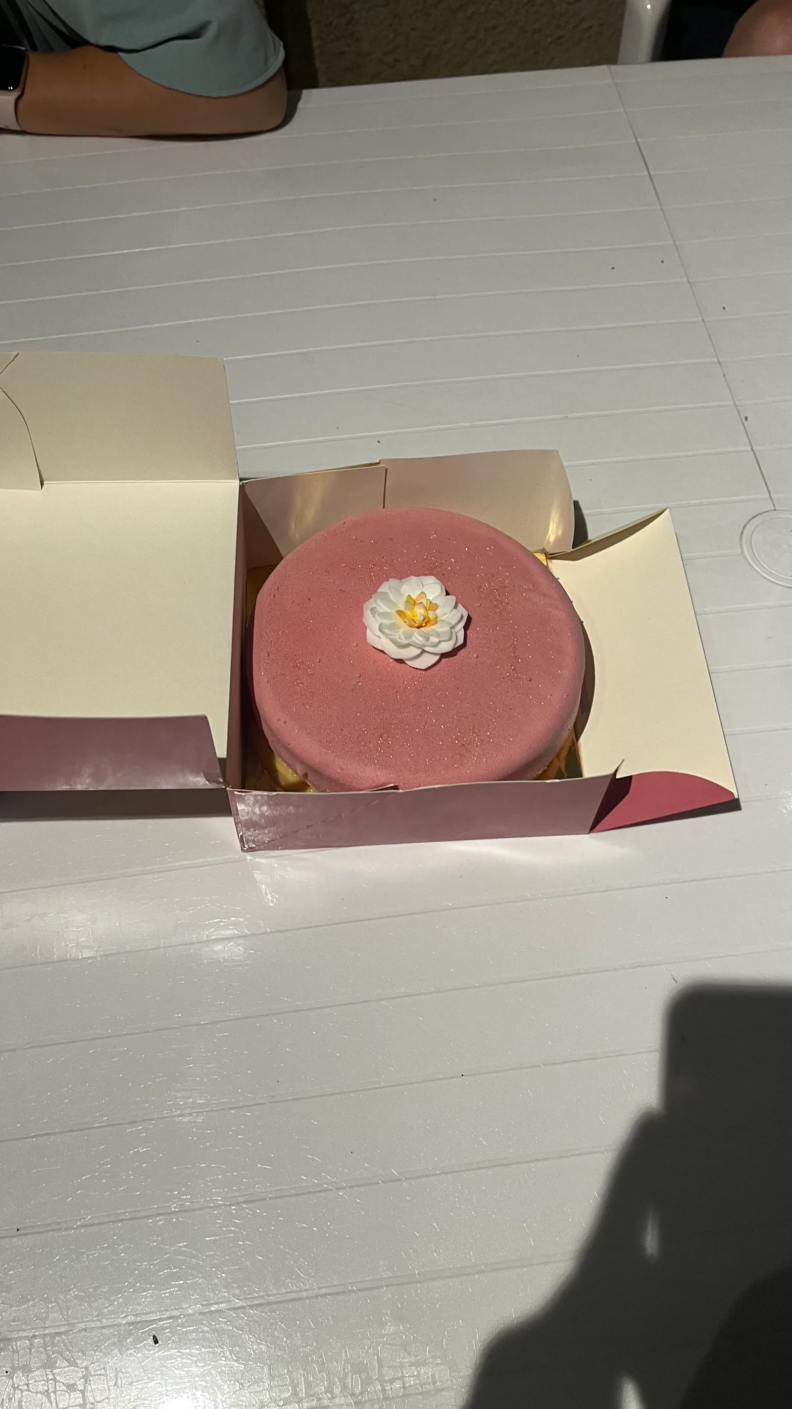 Entremet fraises / fruits de la passion