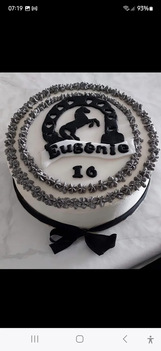 Gâteau génoise ganache chocobon