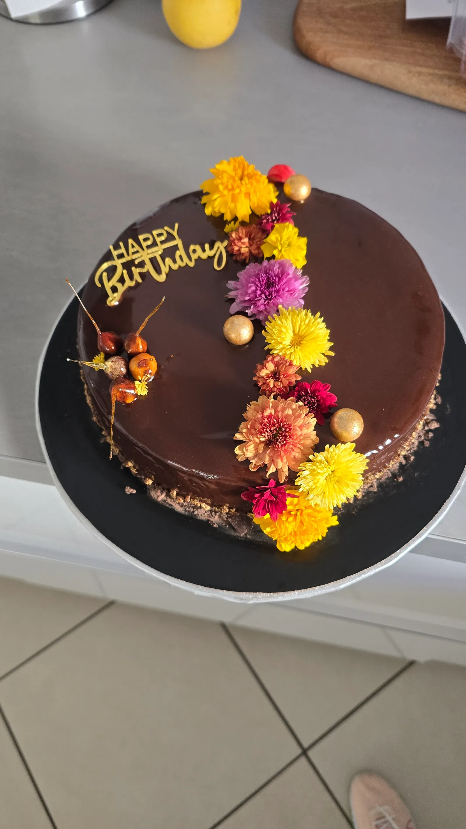 Entremet aux 3 chocolats