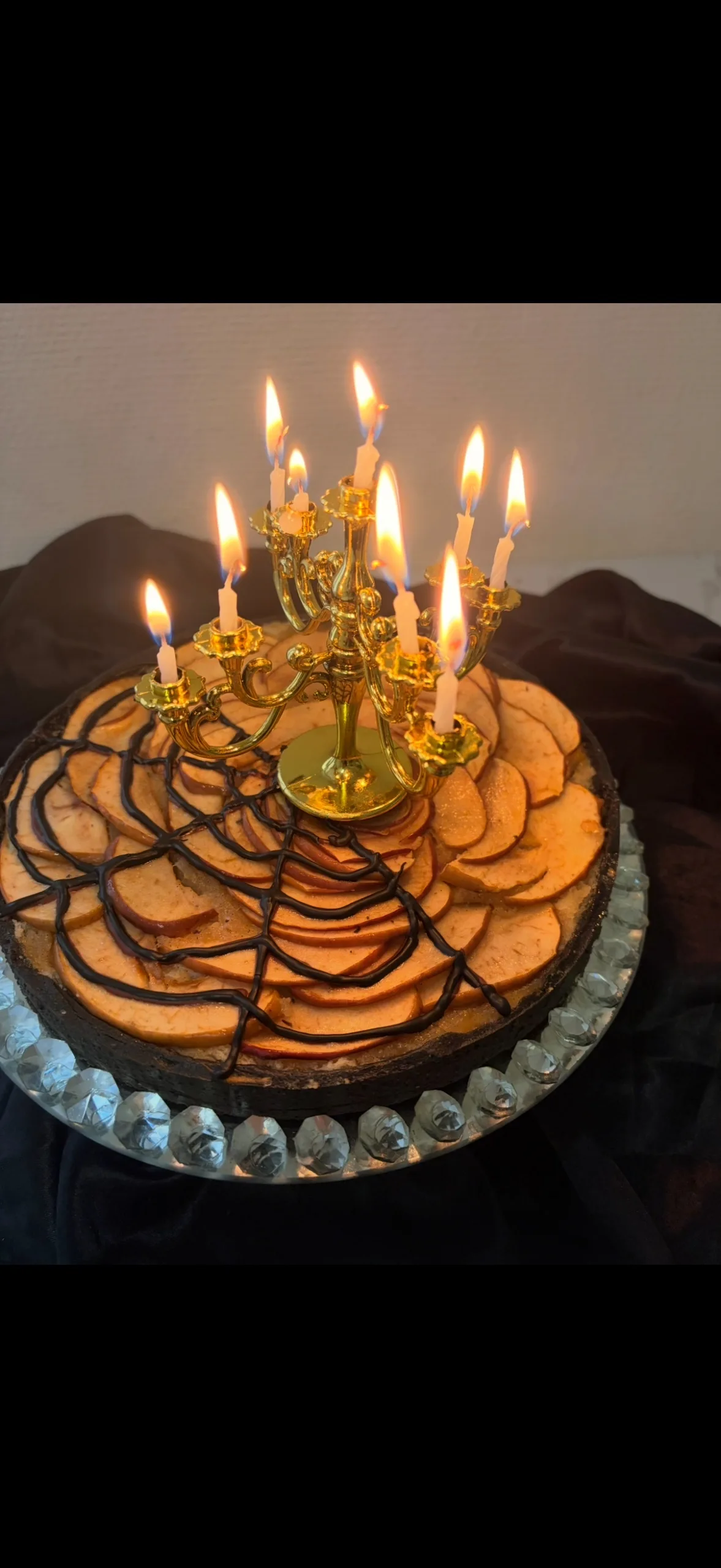 Tarte aux pommes halloween