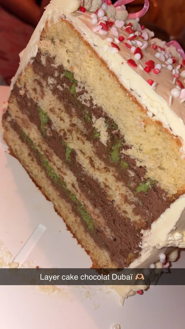 Layer Cake chocolat Dubaï