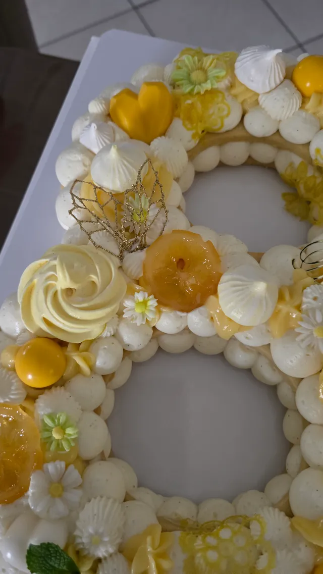 Number Cake au citron