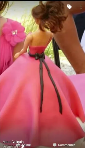 Gâteau Poupée