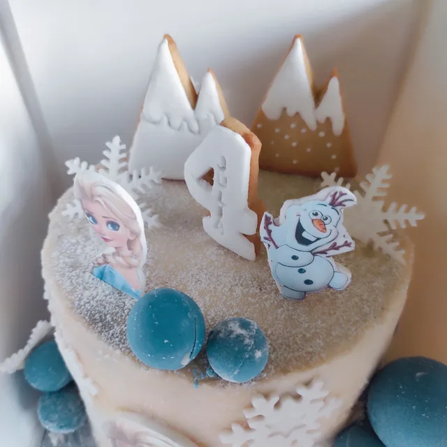 layer cake thème reine des neiges