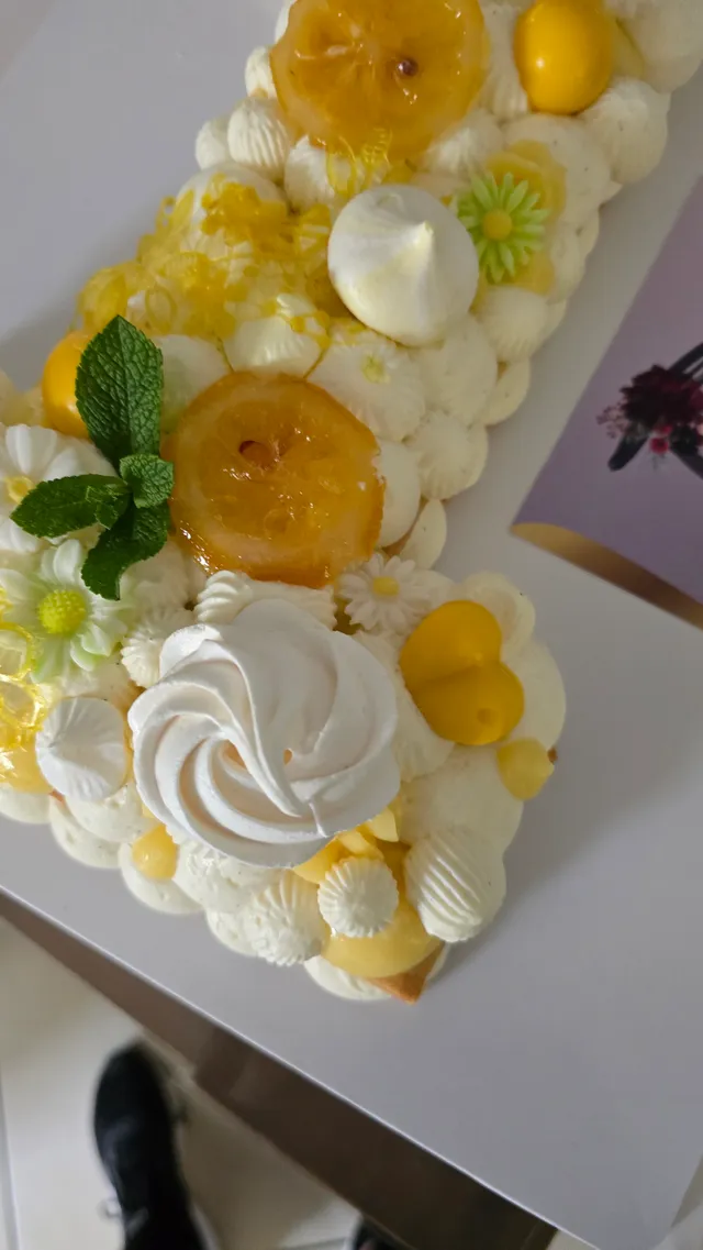Number Cake au citron