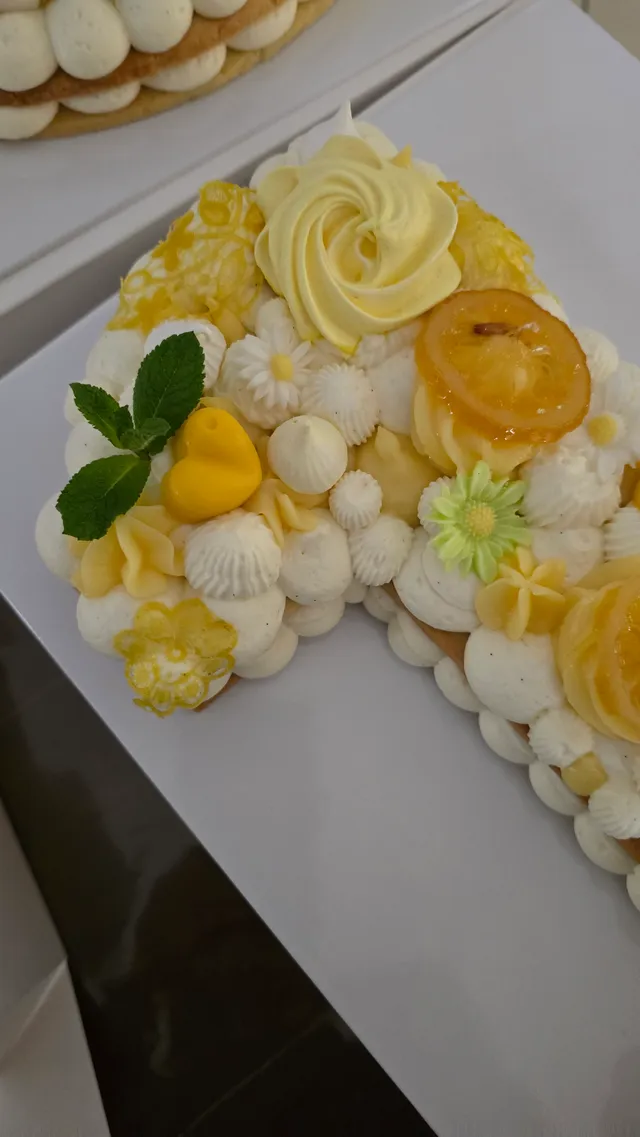Number Cake au citron