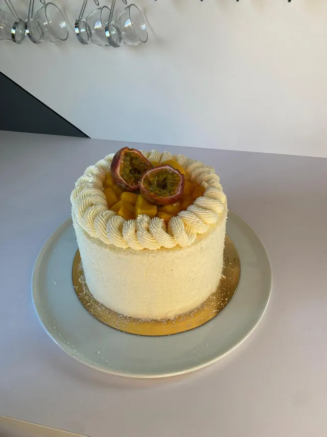 Layer cake mangue coco passion