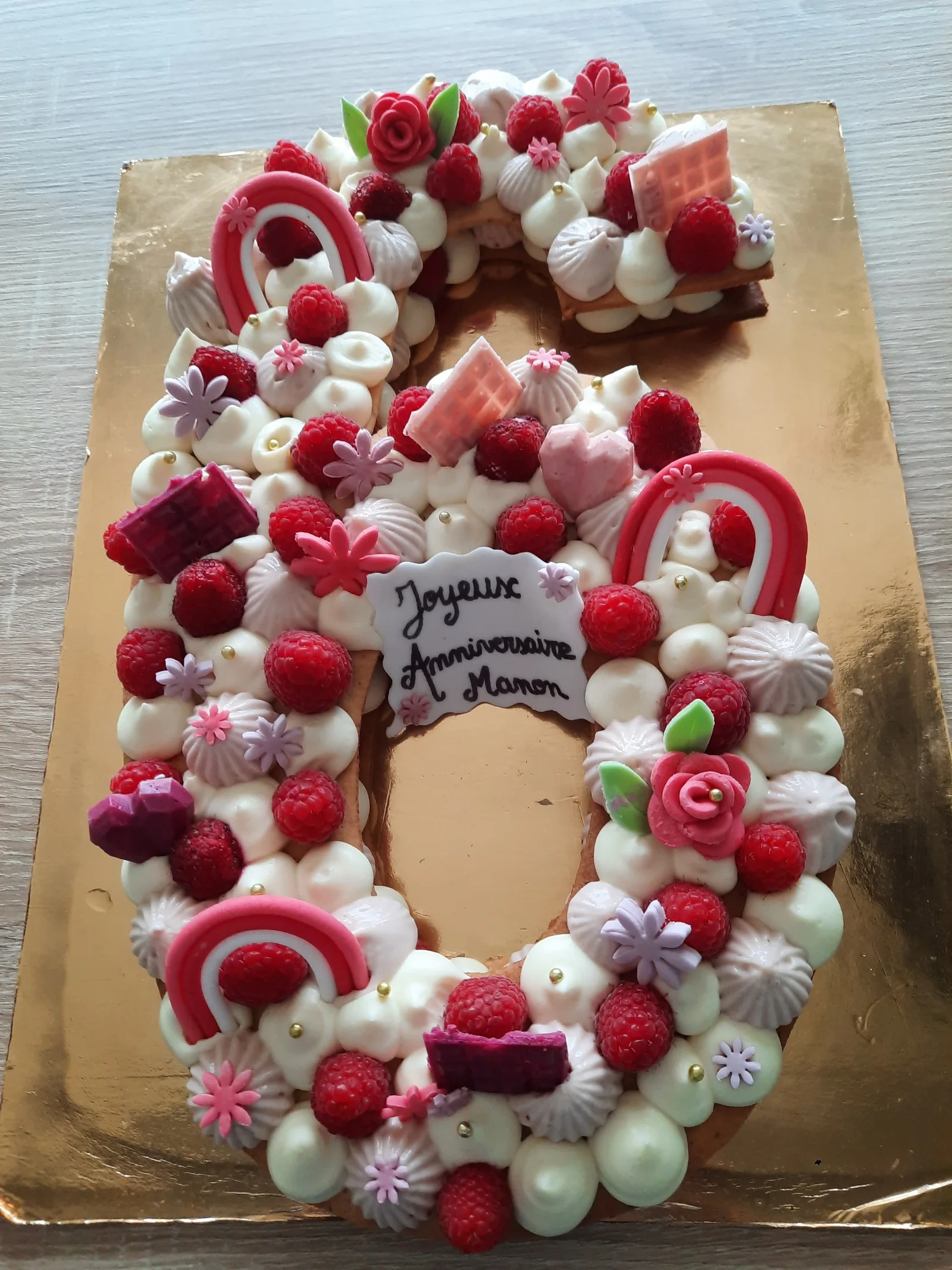 Number cake 6 ans