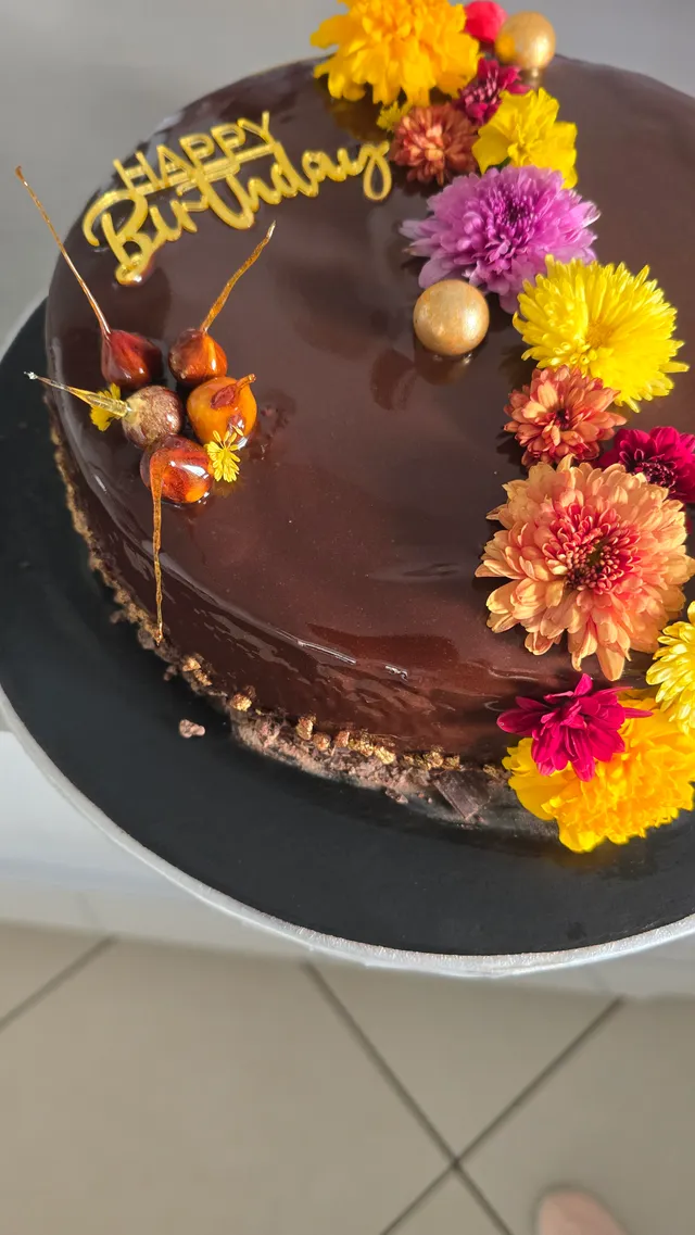 Entremet aux 3 chocolats