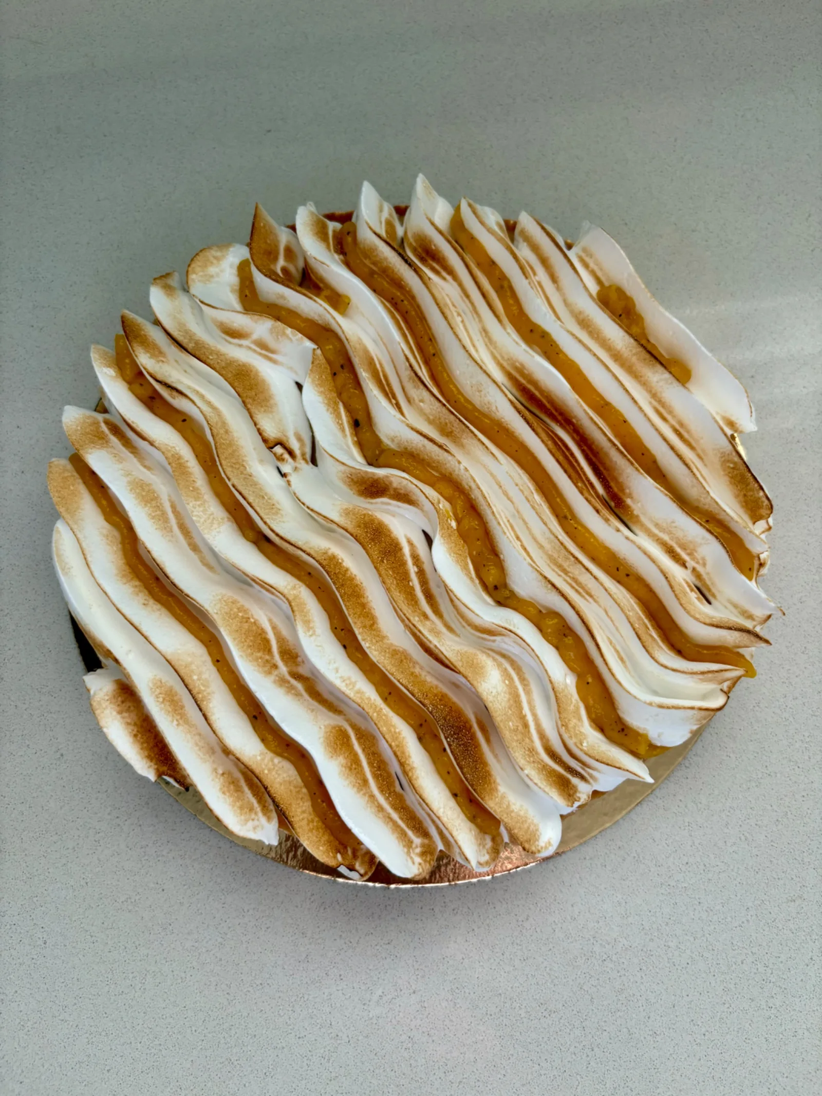 Tarte passion meringuée