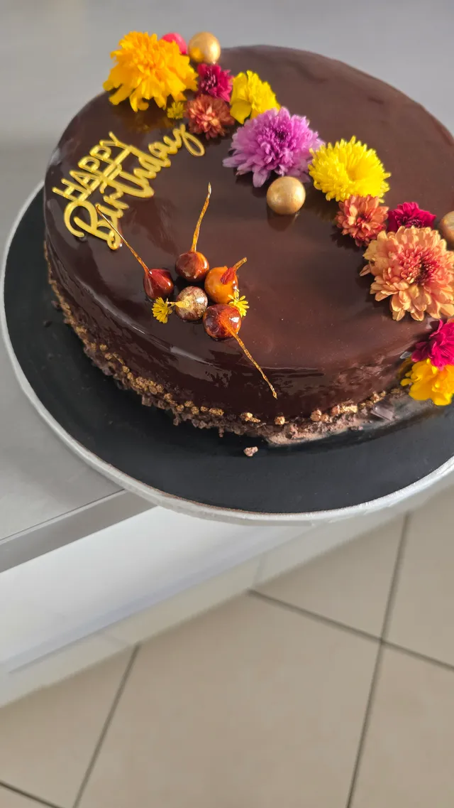 Entremet aux 3 chocolats