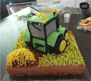 Gâteau Tracteur